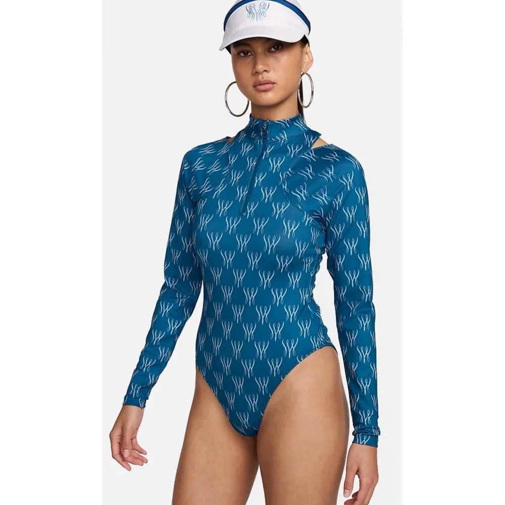 Nike X Serena Williams Design Bodysuit Women's Size 2XL Blue FN1928-476 NWT $75